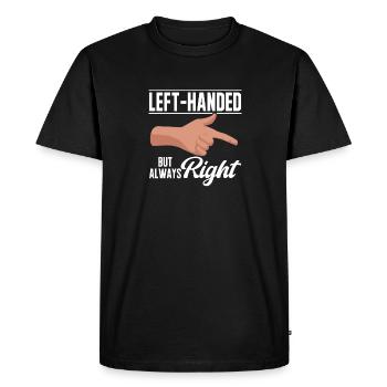 Gaucher - T-shirt Premium bio Homme - noir - Devant - Nico (187cm)