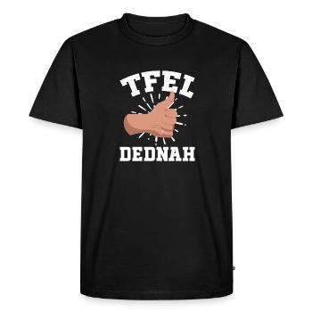 Gaucher - T-shirt Premium bio Homme - noir - Devant - Nico (187cm)