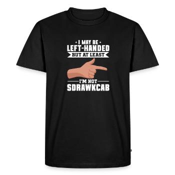 Gaucher - T-shirt Premium bio Homme - noir - Devant - Nico (187cm)