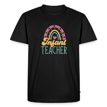 Kindergarten Teacher Daycare Center Educator - Men's Premium Organic T-Shirt - black - Front - Nico (187cm)