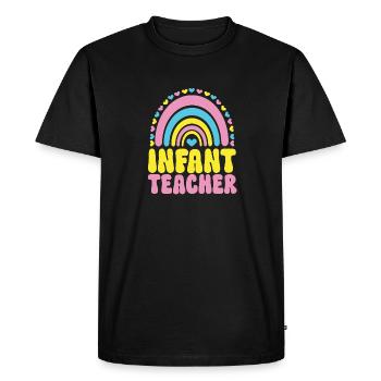 Kindergarten Teacher Daycare Center Educator - Men's Premium Organic T-Shirt - black - Front - Nico (187cm)