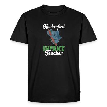 Kindergarten Teacher Daycare Center Educator - Men's Premium Organic T-Shirt - black - Front - Nico (187cm)