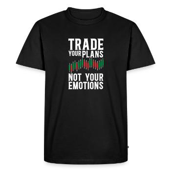 Trading Crypto Stock Market Investor Day Trader - Men's Premium Organic T-Shirt - black - Front - Nico (187cm)