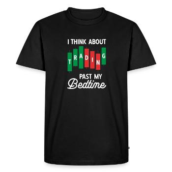 Trading Crypto Stock Market Investor Day Trader - Men's Premium Organic T-Shirt - black - Front - Nico (187cm)