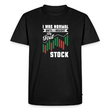Trading Crypto Stock Market Investor Day Trader - Men's Premium Organic T-Shirt - black - Front - Nico (187cm)