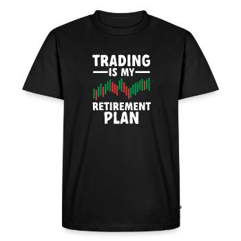 Trading Crypto Stock Market Investor Day Trader - Men's Premium Organic T-Shirt - black - Front - Nico (187cm)