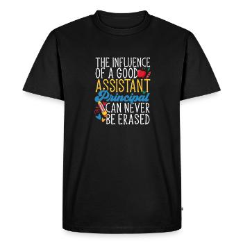 Directeur adjoint - T-shirt Premium bio Homme - noir - Devant - Nico (187cm)