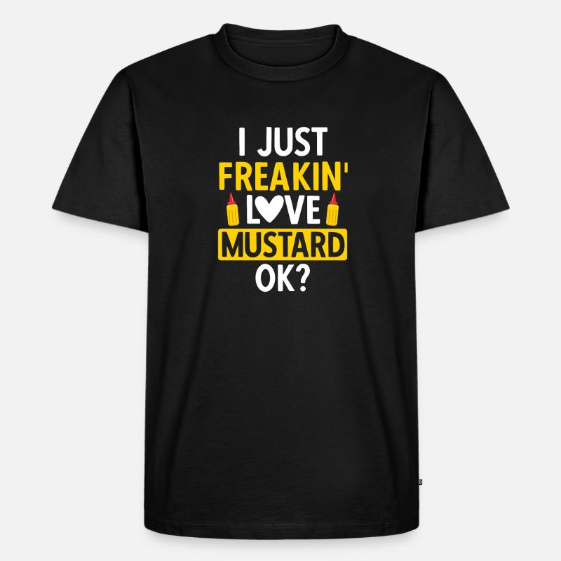 Senf Moutarde - T-shirt Premium bio Homme - noir