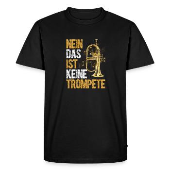 Orchestre de bugles Musiciens d’huile de bugle - T-shirt Premium bio Homme - noir - Devant - Nico (187cm)