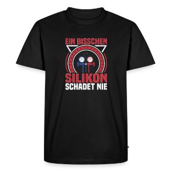 Refrigeration Tool for Air Conditioning Installer - Men's Premium Organic T-Shirt - black - Front - Nico (187cm)