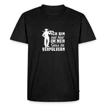 Sport Shooter Schussraining for Shooting Club - Men's Premium Organic T-Shirt - black - Front - Nico (187cm)