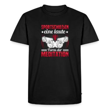 Tir sportif Club de tir sportif de précision - T-shirt Premium bio Homme - noir - Devant - Nico (187cm)
