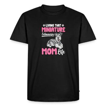 Schnauzer nain Chien Schnauzer - T-shirt Premium bio Homme - noir - Devant - Nico (187cm)