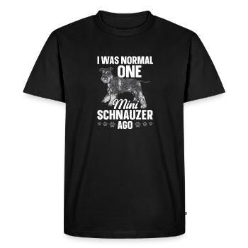 Schnauzer nain Chien Schnauzer - T-shirt Premium bio Homme - noir - Devant - Nico (187cm)