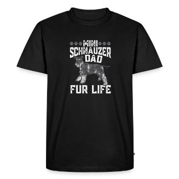 Schnauzer nain Chien Schnauzer - T-shirt Premium bio Homme - noir - Devant - Nico (187cm)