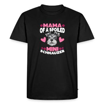 Schnauzer nain Chien Schnauzer - T-shirt Premium bio Homme - noir - Devant - Nico (187cm)