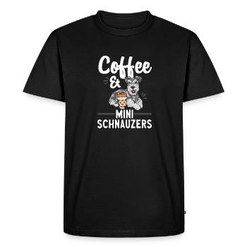 Schnauzer nain Chien Schnauzer - T-shirt Premium bio Homme - noir - Devant - Nico (187cm)