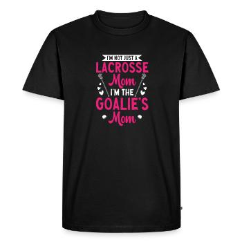 Lacrosse Goalie Funny Lacrosse - Men's Premium Organic T-Shirt - black - Front - Nico (187cm)