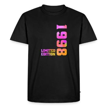 Limited Edition 1998 Cadeau Anniversaire 1998 - T-shirt Premium bio Homme - noir - Devant - Nico (187cm)