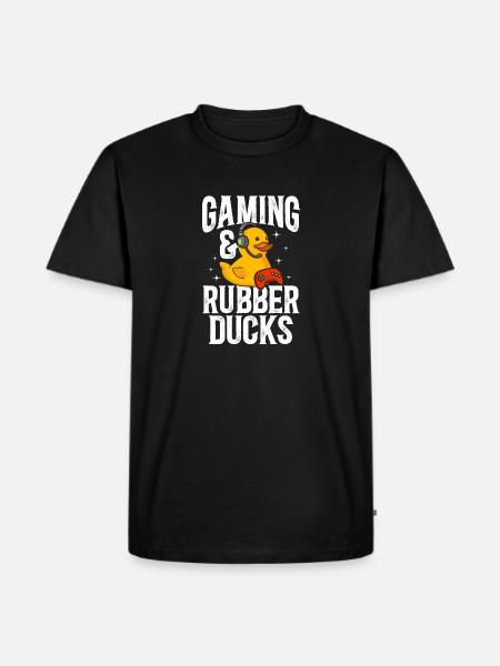 Rubber Duck Rubber Duck - Men's Premium Organic T-Shirt - black
