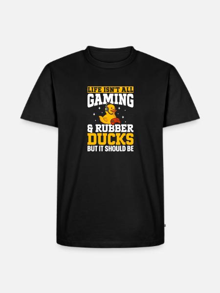 Rubber Duck Rubber Duck - Men's Premium Organic T-Shirt - black