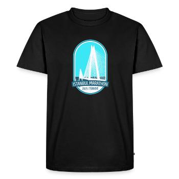 Istanbul - Marathon - 2025 - Turkey - Men's Premium Organic T-Shirt - black - Front - Nico (187cm)