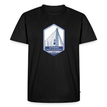 Gothenburg Half Marathon - 2025 - Sweden - Men's Premium Organic T-Shirt - black - Front - Nico (187cm)