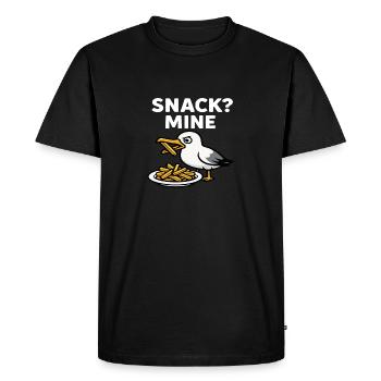 Collation Seagull - T-shirt Premium bio Homme - noir - Devant - Nico (187cm)