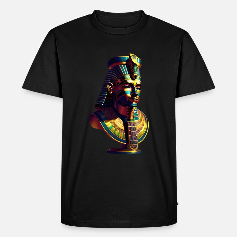 Pharaonisches Design 7 - Männer Premium Bio T-Shirt - Schwarz