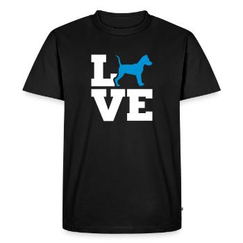 Pinscher nain - T-shirt Premium bio Homme - noir - Devant - Nico (187cm)