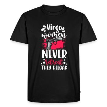 Horoscope Terre Superstition - T-shirt Premium bio Homme - noir - Devant - Nico (187cm)