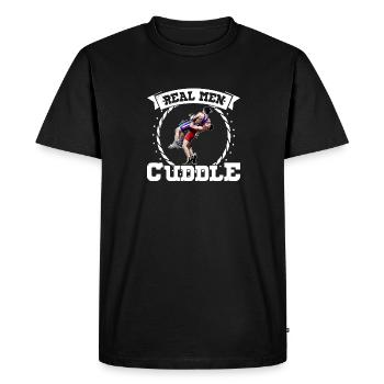 Lutte Arts martiaux Lutte Lutte Sports - T-shirt Premium bio Homme - noir - Devant - Nico (187cm)