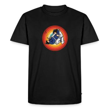 Jiu Jitsu Arts Martiaux Filles BJJ Arts Martiaux - T-shirt Premium bio Homme - noir - Devant - Nico (187cm)