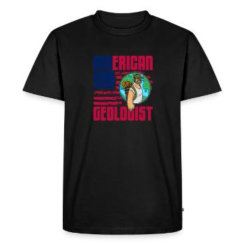 Geoscientists Geology Profession Geologist - Men's Premium Organic T-Shirt - black - Front - Nico (187cm)