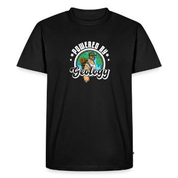 Géologie Montagnes Pierres Géologue Hammer Dicton - T-shirt Premium bio Homme - noir - Devant - Nico (187cm)
