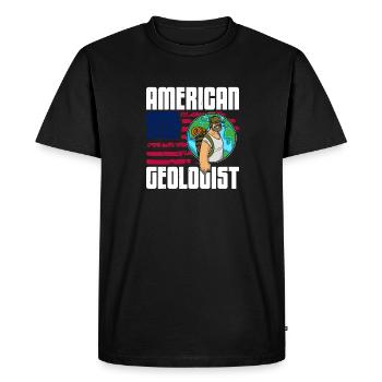 Geoscientists Geology Profession Geologist - Men's Premium Organic T-Shirt - black - Front - Nico (187cm)