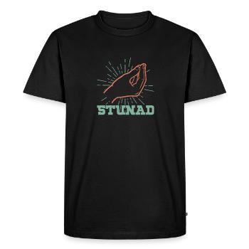 Italian Origin Italy Flag Homeland - Men's Premium Organic T-Shirt - black - Front - Nico (187cm)