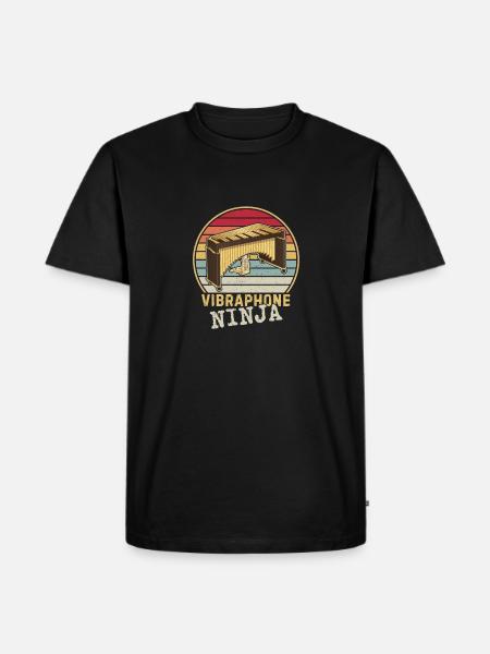 Vibraphone musician percussion instrument music - Men's Premium Organic T-Shirt - black
