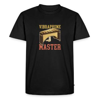 Percussion Vibraphone Marimba Music - Men's Premium Organic T-Shirt - black - Front - Nico (187cm)