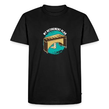 Percussion Musicians Vibraphone Music - Men's Premium Organic T-Shirt - black - Front - Nico (187cm)