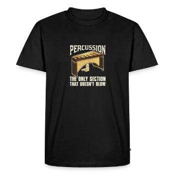 Musique Partition Musique Vibraphone École de Musicien - T-shirt Premium bio Homme - noir - Devant - Nico (187cm)