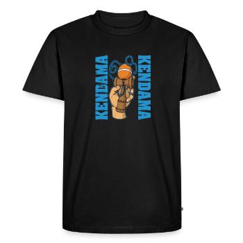 Japon Jouets Kendama Japonais - T-shirt Premium bio Homme - noir - Devant - Nico (187cm)
