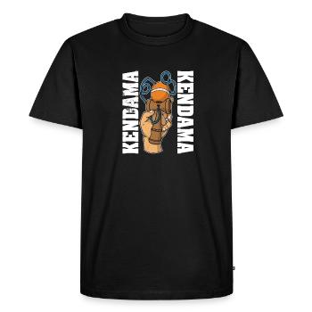 Japon Jouets Kendama Japonais - T-shirt Premium bio Homme - noir - Devant - Nico (187cm)