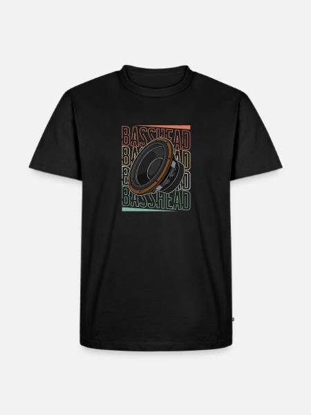 Tontechniker Subwoofer Analog Sound Spruch - Männer Premium Bio T-Shirt - Schwarz