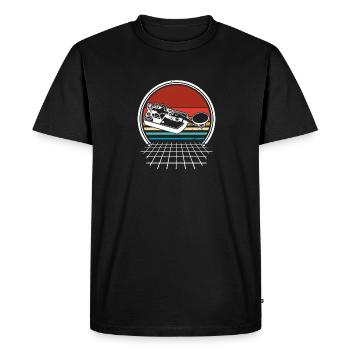 Mortar Amateur Radio Radio Morse Radio - Men's Premium Organic T-Shirt - black - Front - Nico (187cm)