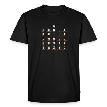 Radio Operator Hobby Saying Morse Mortar Radio - Men's Premium Organic T-Shirt - black - Front - Nico (187cm)