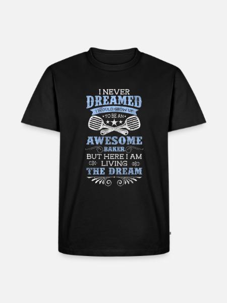 Baking Profession Delicious - Men's Premium Organic T-Shirt - black