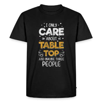 jeu de société jeu de nuit joueur de plateau coéquipier - T-shirt Premium bio Homme - noir - Devant - Nico (187cm)