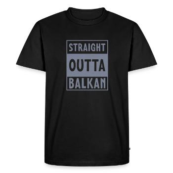 Yougoslavie Tito RSFY Balkan Origine slave - T-shirt Premium bio Homme - noir - Devant - Nico (187cm)
