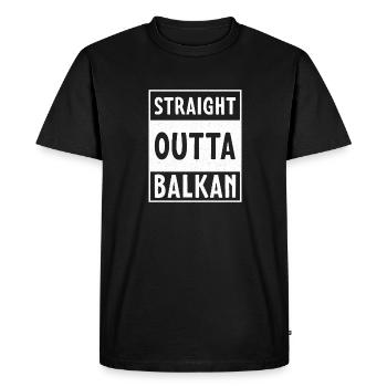 Yougoslavie Tito RSFY Balkan Origine slave - T-shirt Premium bio Homme - noir - Devant - Nico (187cm)